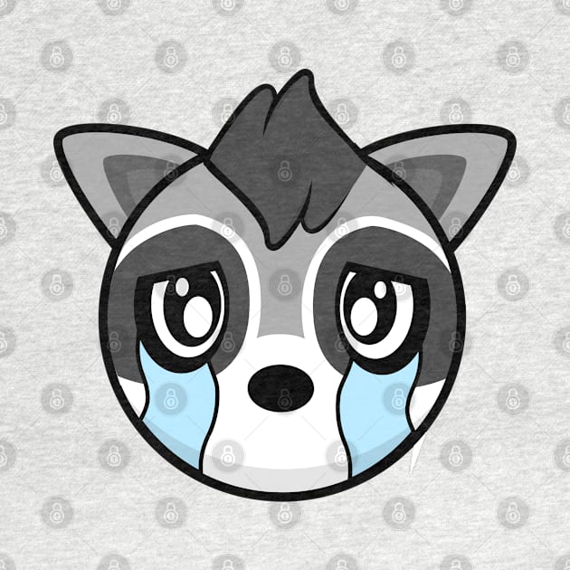 The Crying Trash Panda by MOULE
